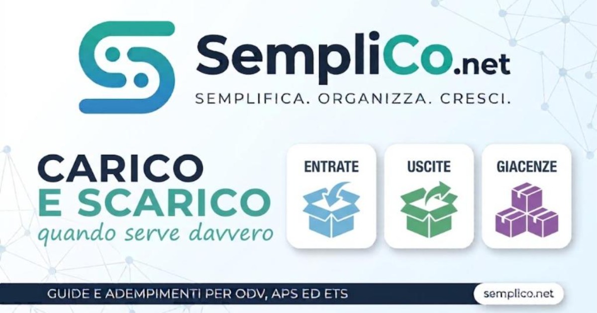 Copertina SempliCo: Carico e scarico dei materiali, quando serve davvero